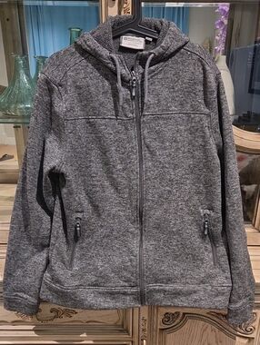 Hooded Zip-Front Sweater Vest in Gray - Mountain Khakis
